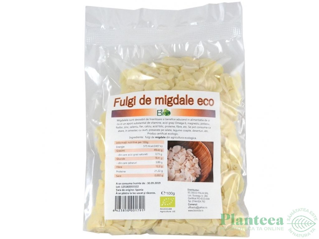 Migdale fulgi eco 100g - DECO ITALIA