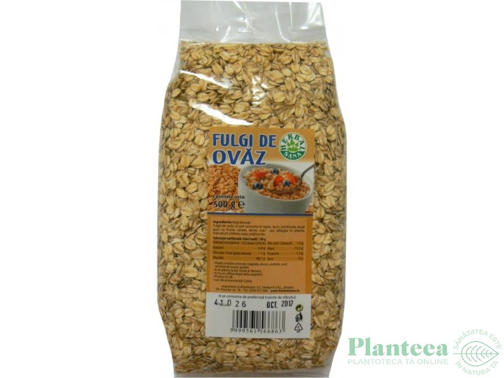 Fulgi ovaz 500g - HERBAL SANA