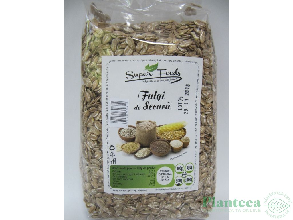 Fulgi secara 500g - SUPERFOODS