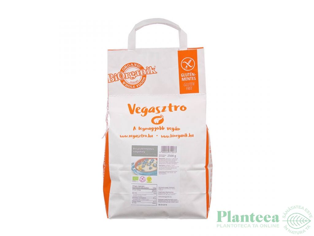 Fulgi ovaz gastro fara gluten eco 2,5kg - BIORGANIK