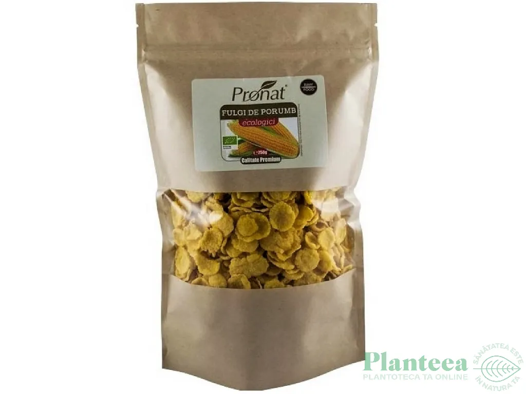 Fulgi porumb fara zahar premium eco 250g - PRONAT