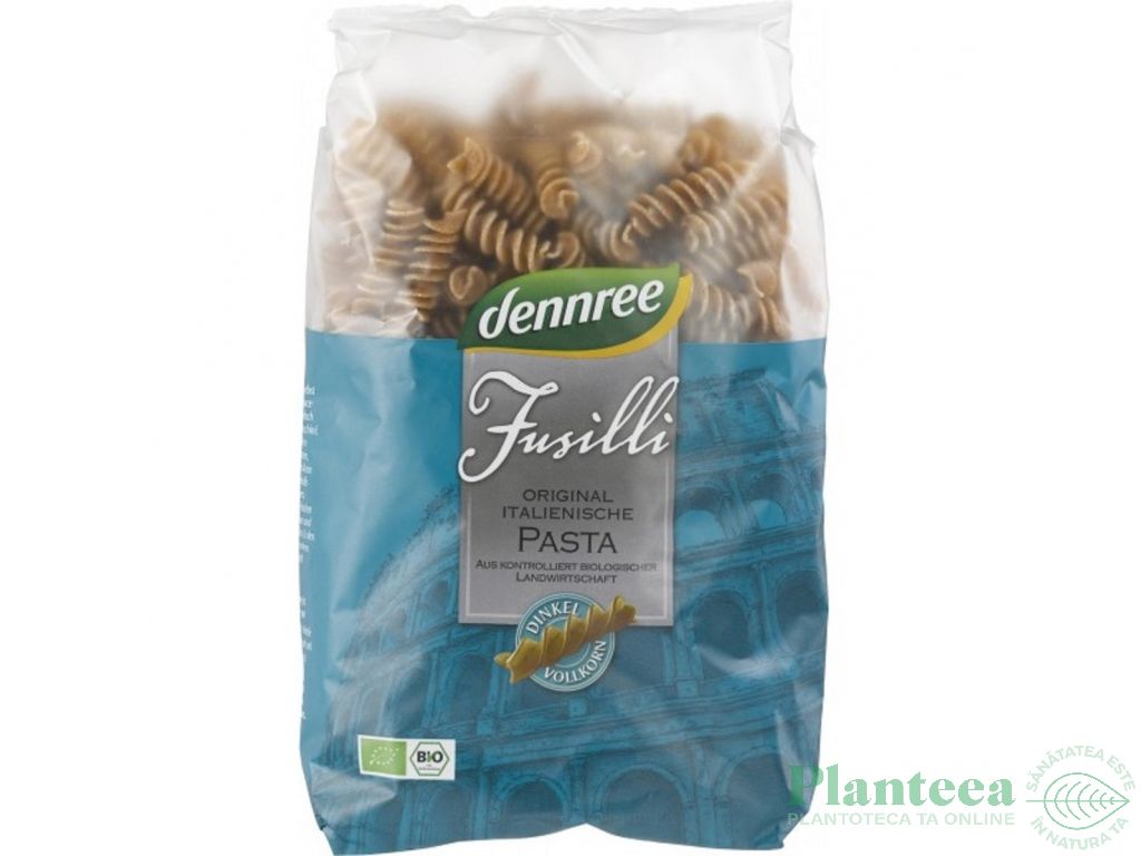 Paste fusilli spelta integrala eco 500g - DENNREE