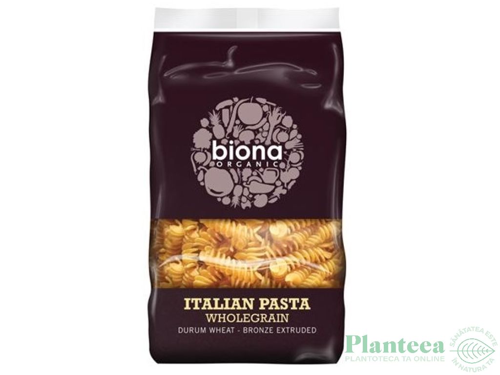 Paste fusilli grau integral eco 500g - BIONA