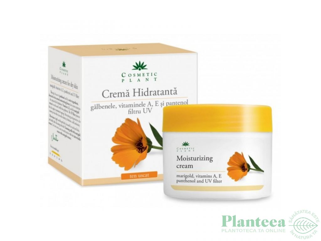 Crema hidratanta galbenele A E panthenol 50ml - COSMETIC PLANT