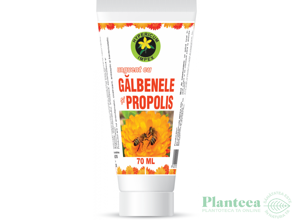 Unguent galbenele propolis 70ml - HYPERICUM PLANT