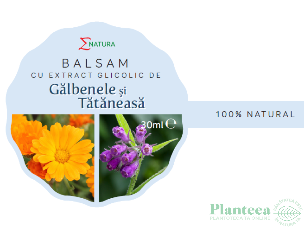 Balsam extract glicolic galbenele tataneasa 50ml - ENATURA