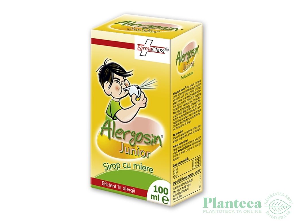 Sirop alergosin junior 100ml - FARMACLASS