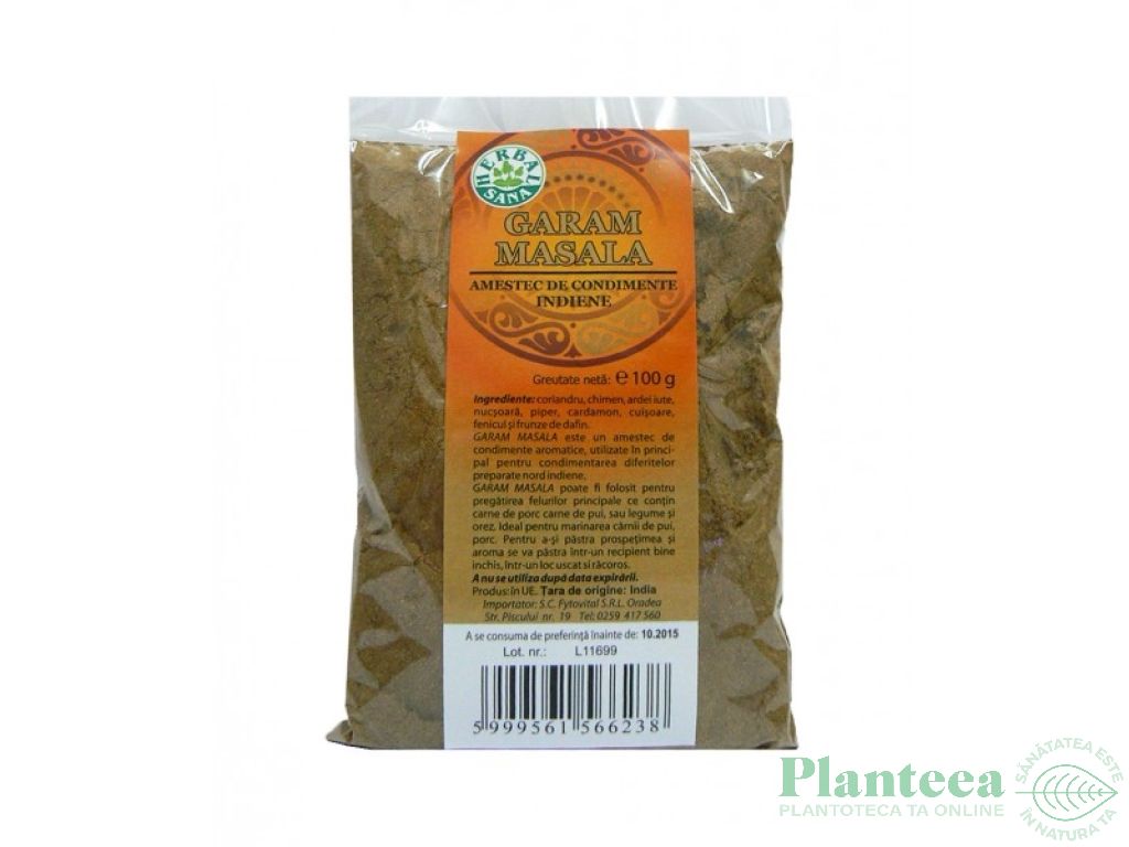 Condimente garam masala 100g - HERBAL SANA