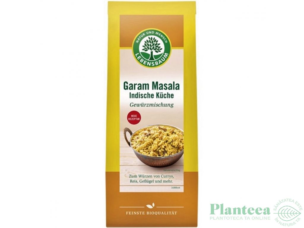 Condimente garam masala pt bucataria Indiana eco 40g - LEBENSBAUM