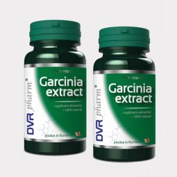 Pachet Garcinia extract 2x60cps - DVR PHARM