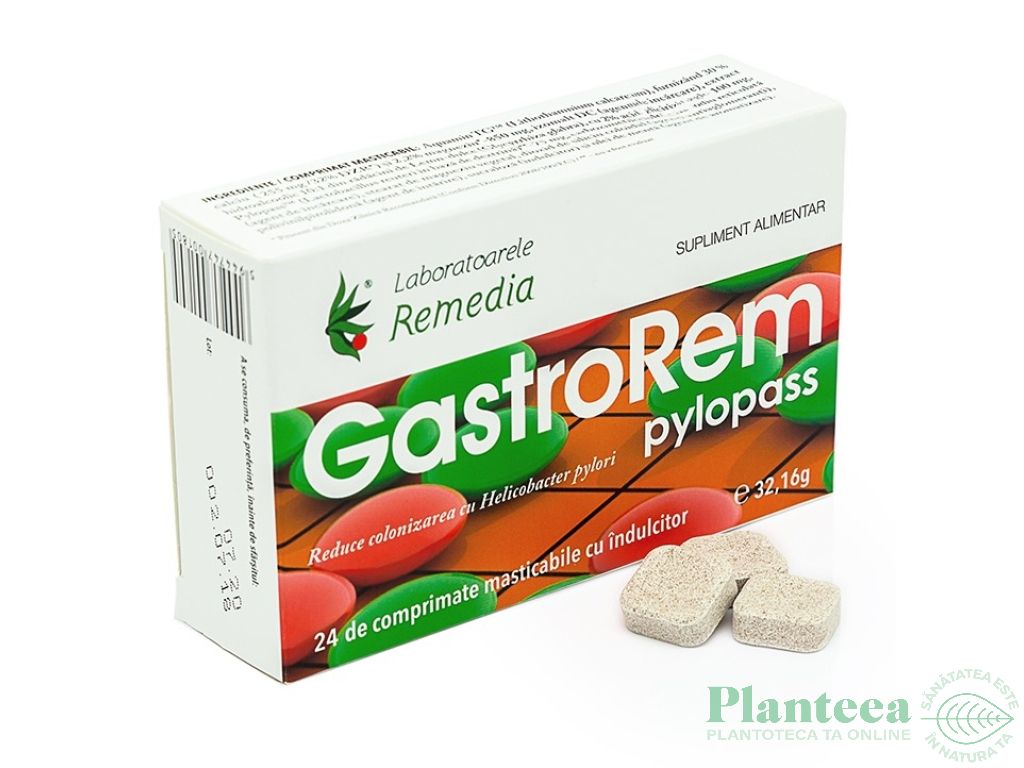 Gastrorem pylopass 24cp - REMEDIA