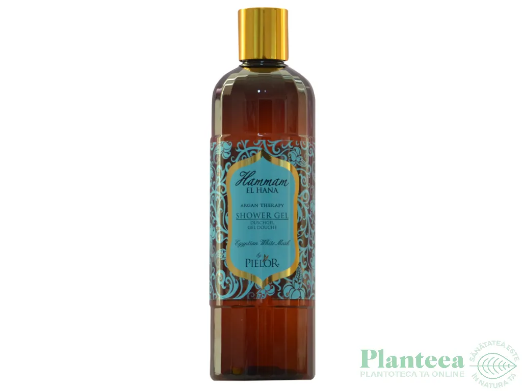 Gel dus ulei argan Egyptian White Musk 400ml - HAMMAM EL HANA