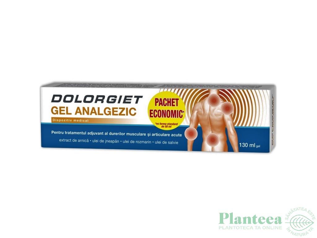 Gel analgezic Dolorgiet 130ml - NATUR PRODUKT