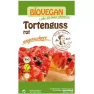 Glazura rosie pt prajituri fara zahar fara gluten eco 2x7g - BIOVEGAN