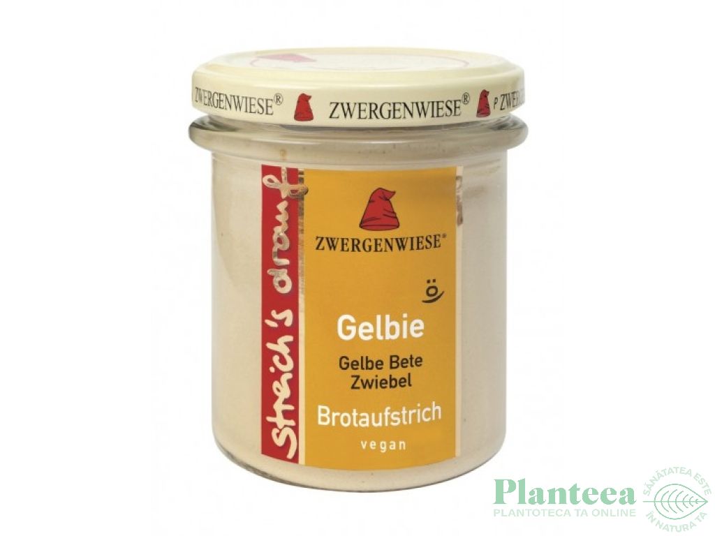 Crema tartinabila sfecla galbena ceapa Gelbie eco 160g - ZWERGENWIESE