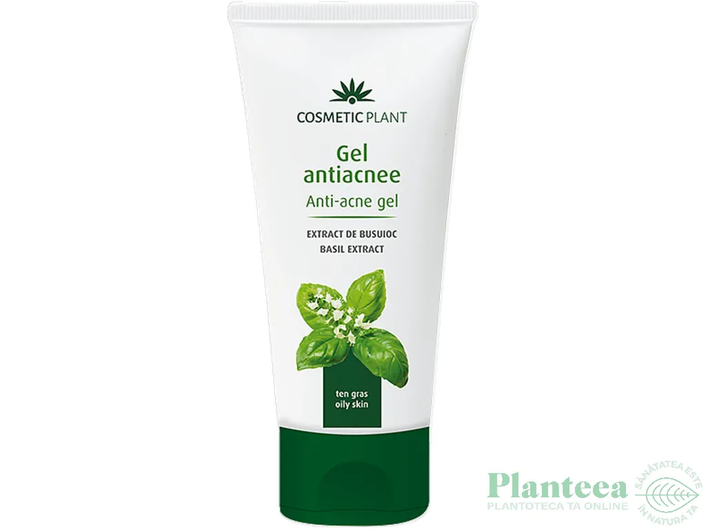 Gel antiacnee busuioc 100ml - COSMETIC PLANT