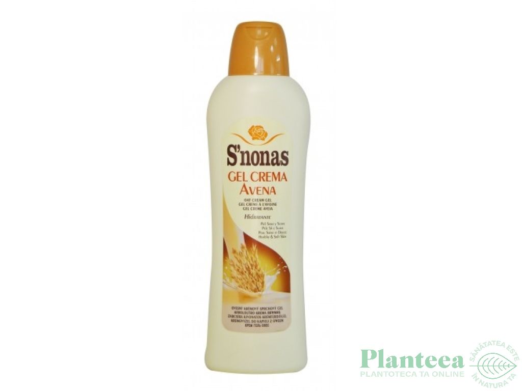 Gel dus crema cereale Avena 750ml - SNONAS