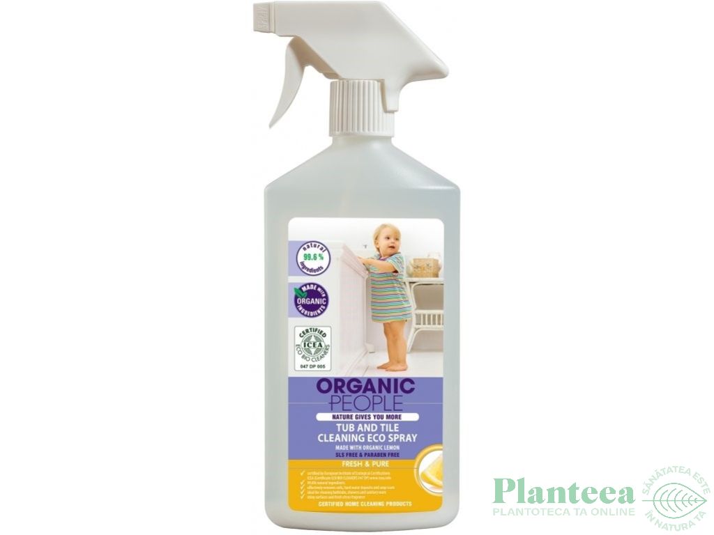 Solutie curatare baie ceramica lamaie eco 500ml - ORGANIC PEOPLE