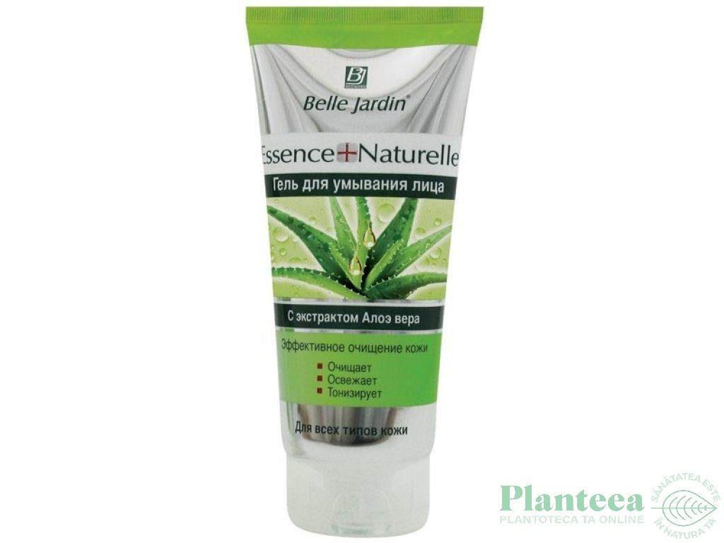 Gel curatare fata aloe vera Essence Naturelle 200ml - BELLE JARDIN