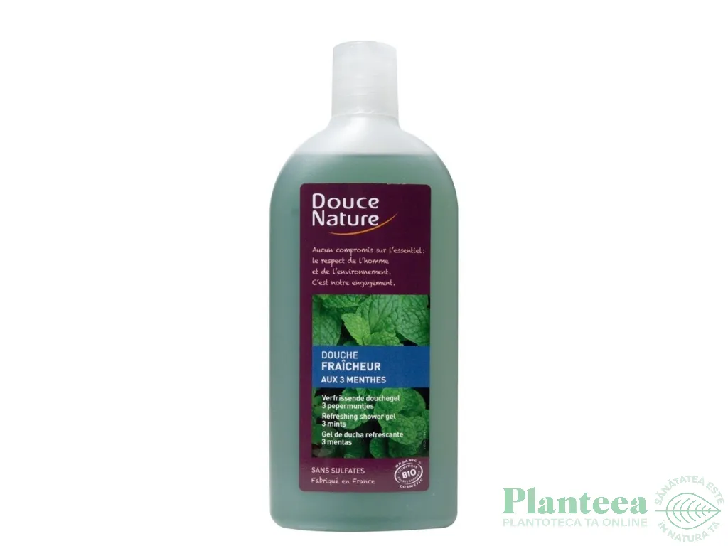 Gel dus 3 tipuri menta 300ml - DOUCE NATURE