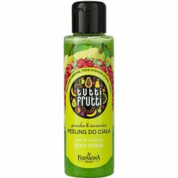 Scrub dus pere merisoare Tutti Frutti 100ml - FARMONA