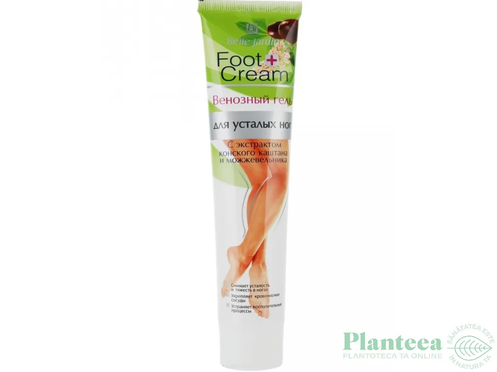 Crema picioare obosite efect venotonic 125ml - BELLE JARDIN