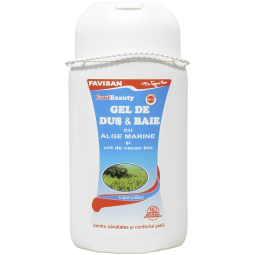 Gel dus baie Reconfortant alge marine 300ml - FAVISAN