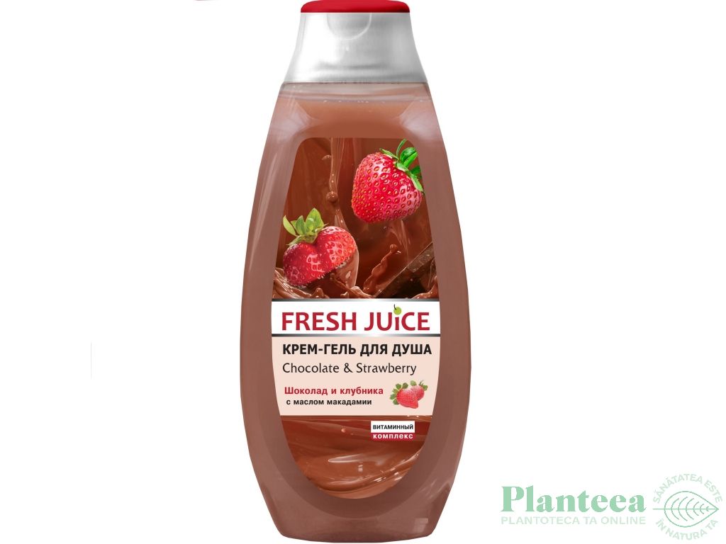 Gel dus cremos cacao capsuni 400ml - FRESH JUICE