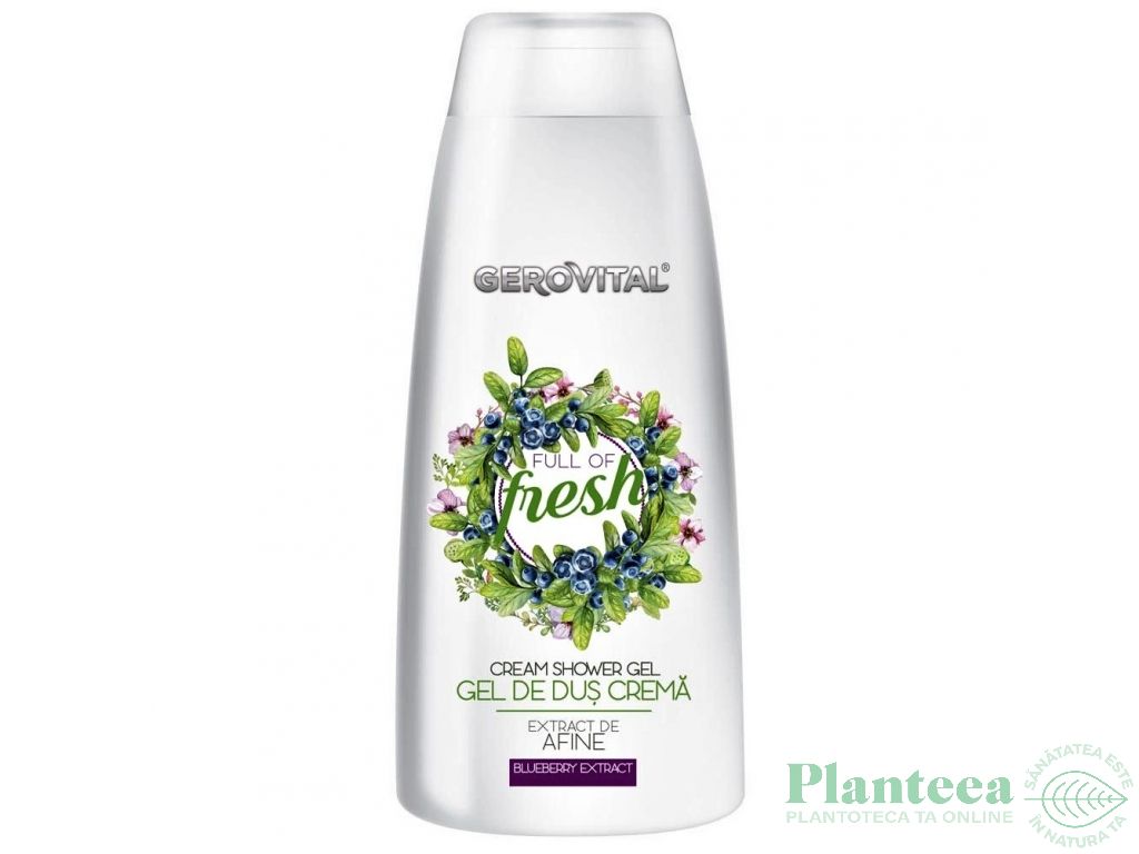 Gel dus crema afine Full of Fresh 750ml - GEROVITAL