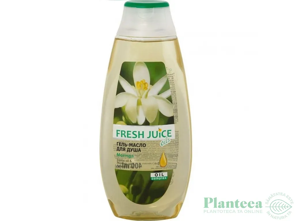 Gel ulei dus uleiuri jojoba moringa amarant 400ml - FRESH JUICE