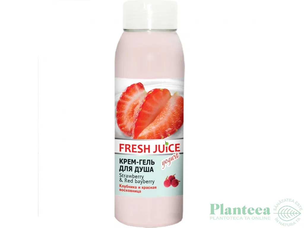 Gel dus cremos capsuni myrica rubra 300ml - FRESH JUICE