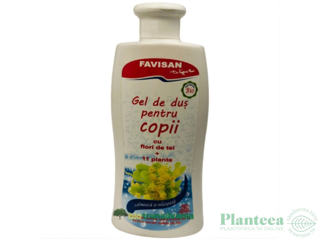 Gel dus copii flori tei 11plante 300ml - FAVISAN