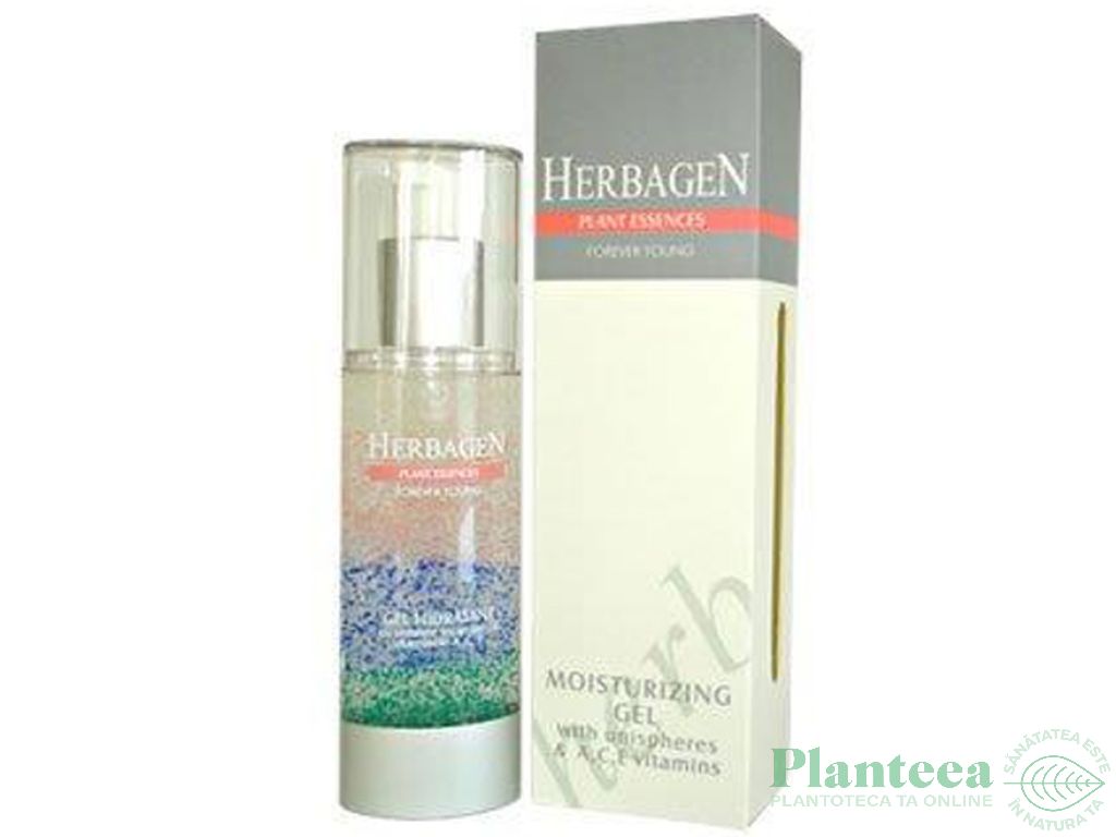 Gel hidratant unisfere vitamine 30ml - HERBAGEN