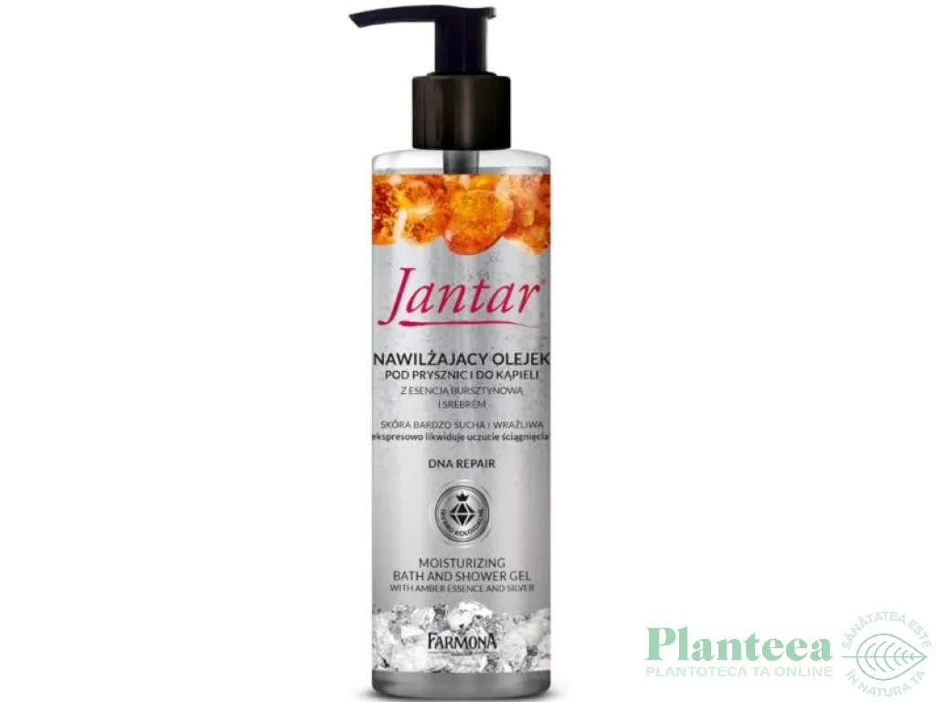 Gel dus hidratant chihlimbar argint Jantar 400ml - FARMONA