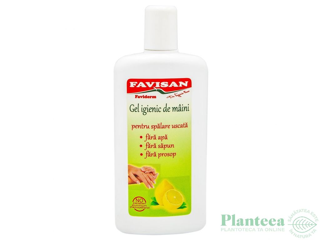 Gel igienic maini spalare uscata 125ml - FAVISAN