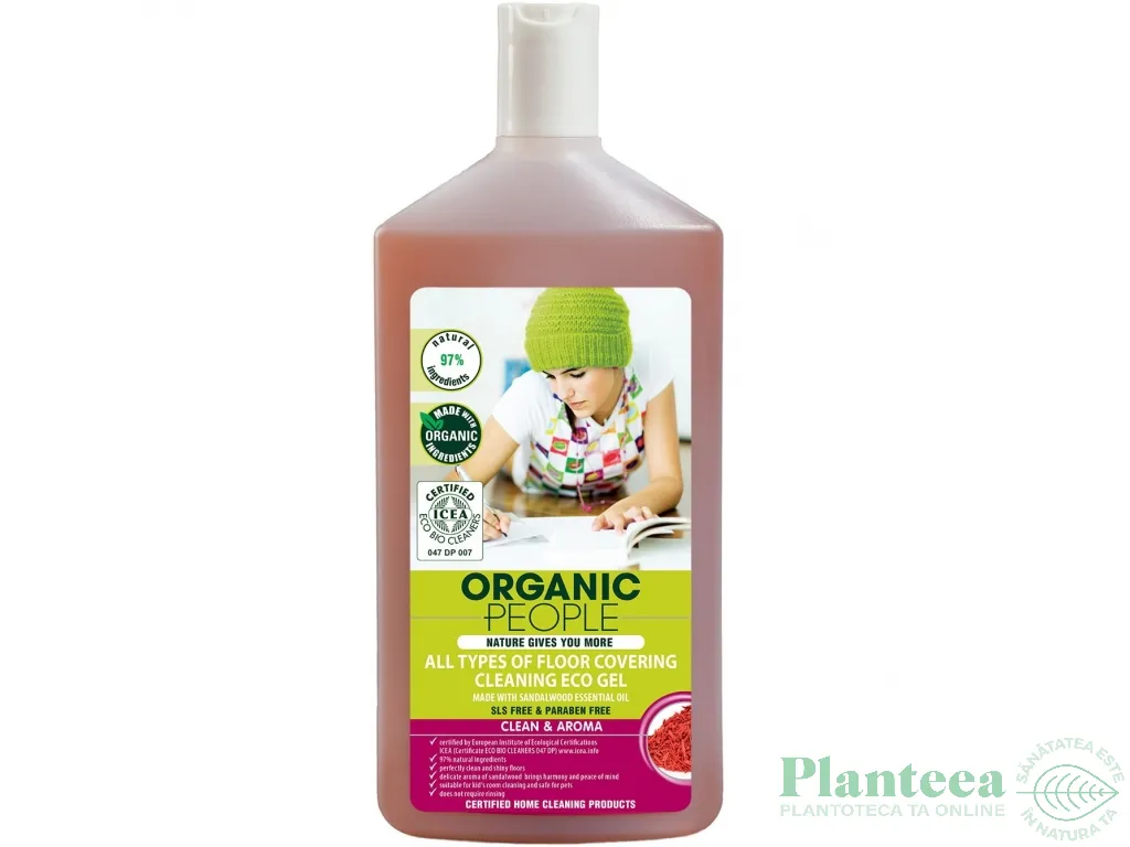 Detergent gel pardoseli santal eco 500ml - ORGANIC PEOPLE