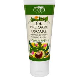 Gel picioare usoare castane eucalipt ginkgo biloba 50ml - CETA SIBIU