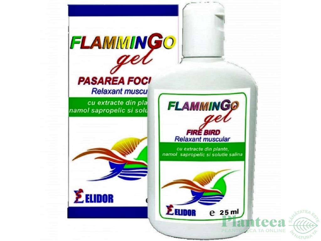 Gel relaxant muscular FlamminGo Pasarea focului 25ml - ELIDOR
