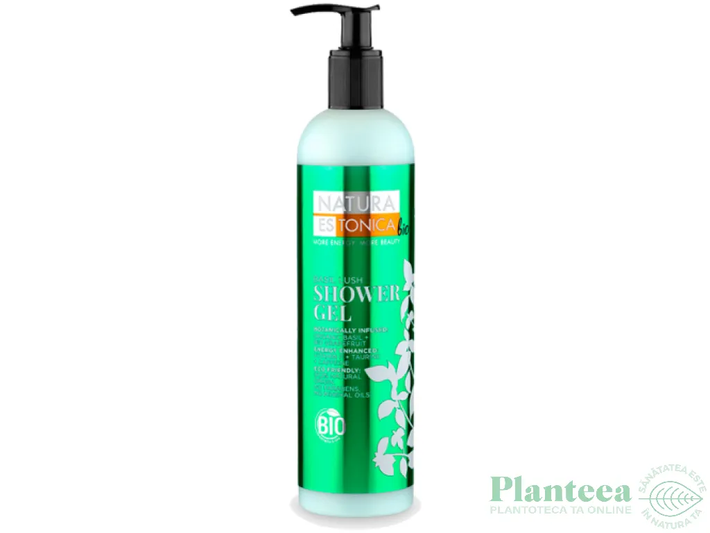 Gel dus tonifiant Basil Lush 400ml - NATURA ESTONICA