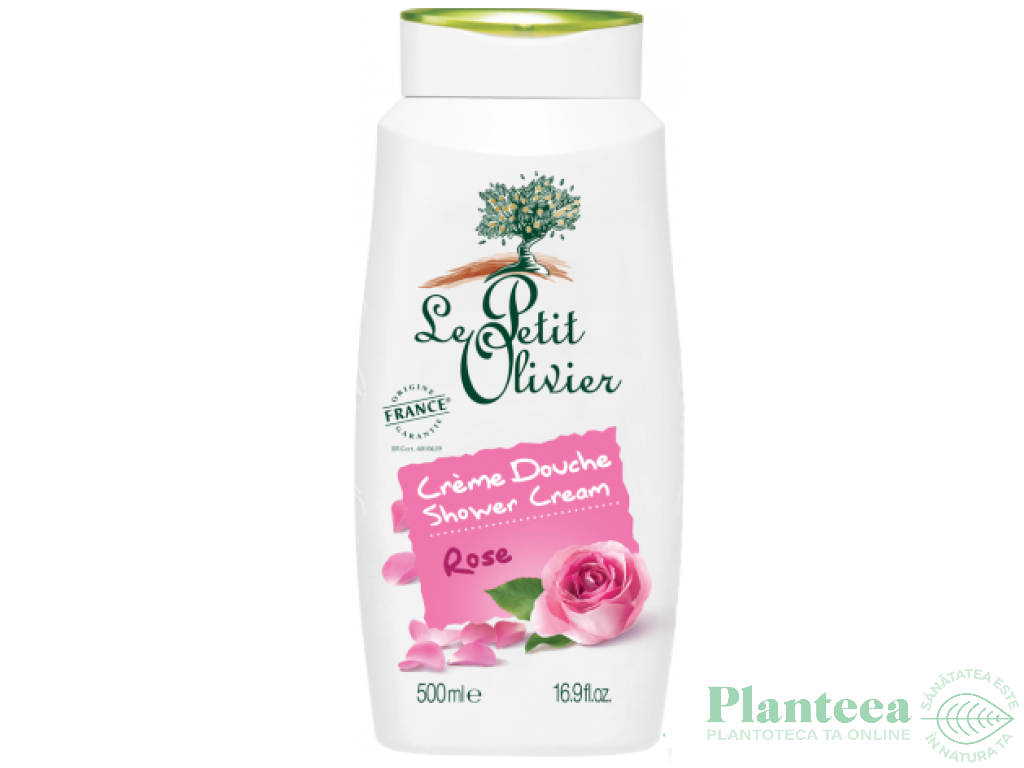 Gel dus cremos trandafir 500ml - LE PETIT OLIVIER