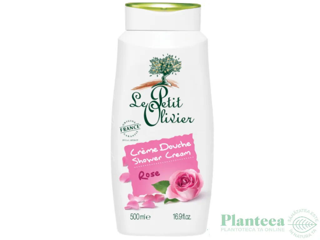 Gel dus cremos trandafir 500ml - LE PETIT OLIVIER