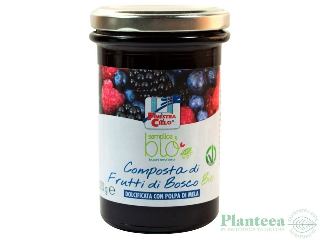 Gem fructe padure eco 320g - LA FINESTRA SUL CIELO