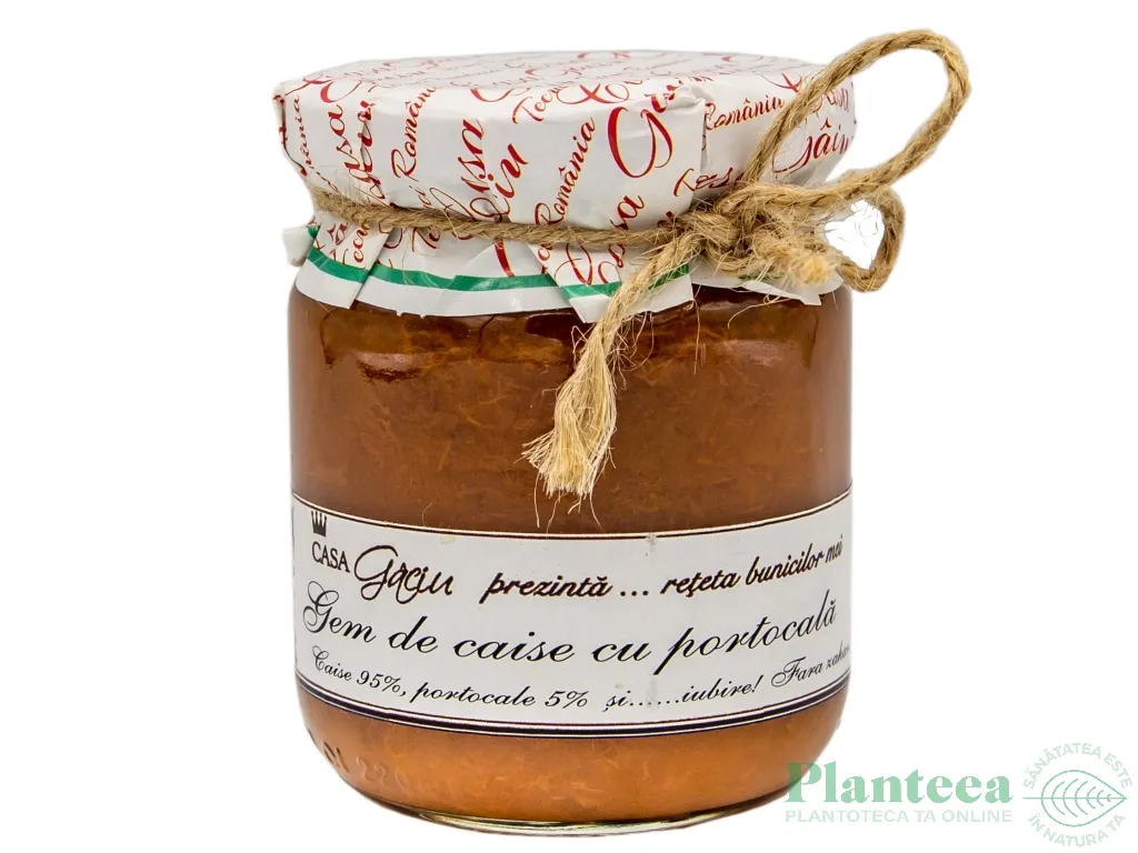 Gem caise portocala fara zahar 200g - CASA GACIU