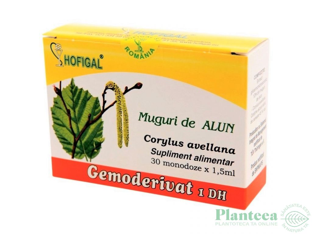 Gemoderivat alun muguri 30x1,5ml - HOFIGAL