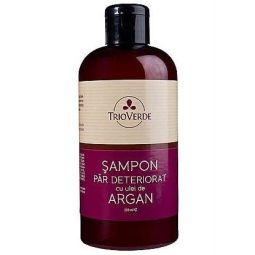 Sampon par deteriorat ulei argan 250ml - TRIO VERDE