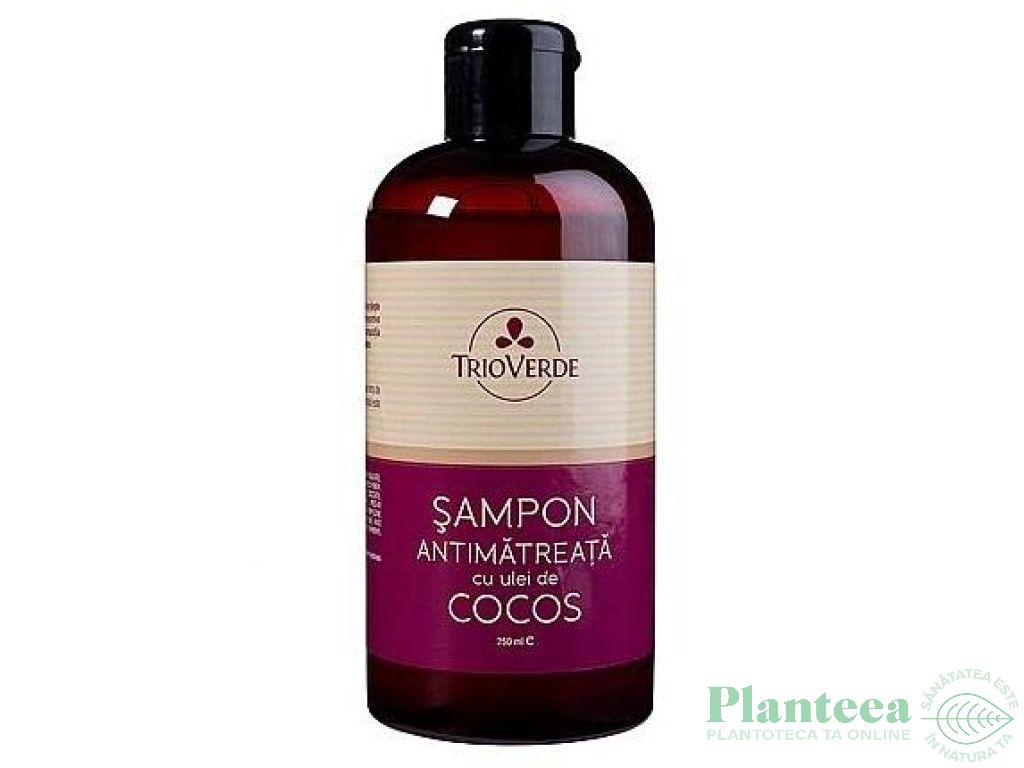 Sampon antimatreata ulei cocos 250ml - TRIO VERDE