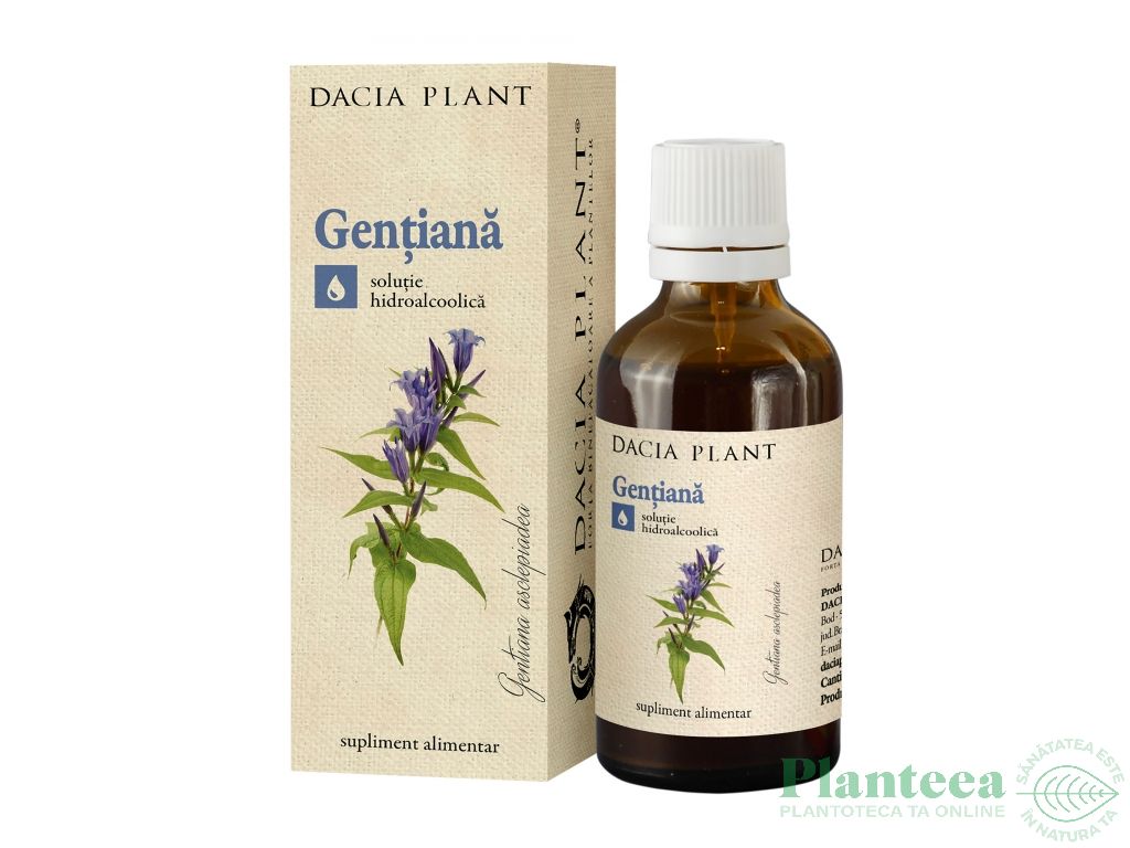 Tinctura gentiana 50ml - DACIA PLANT