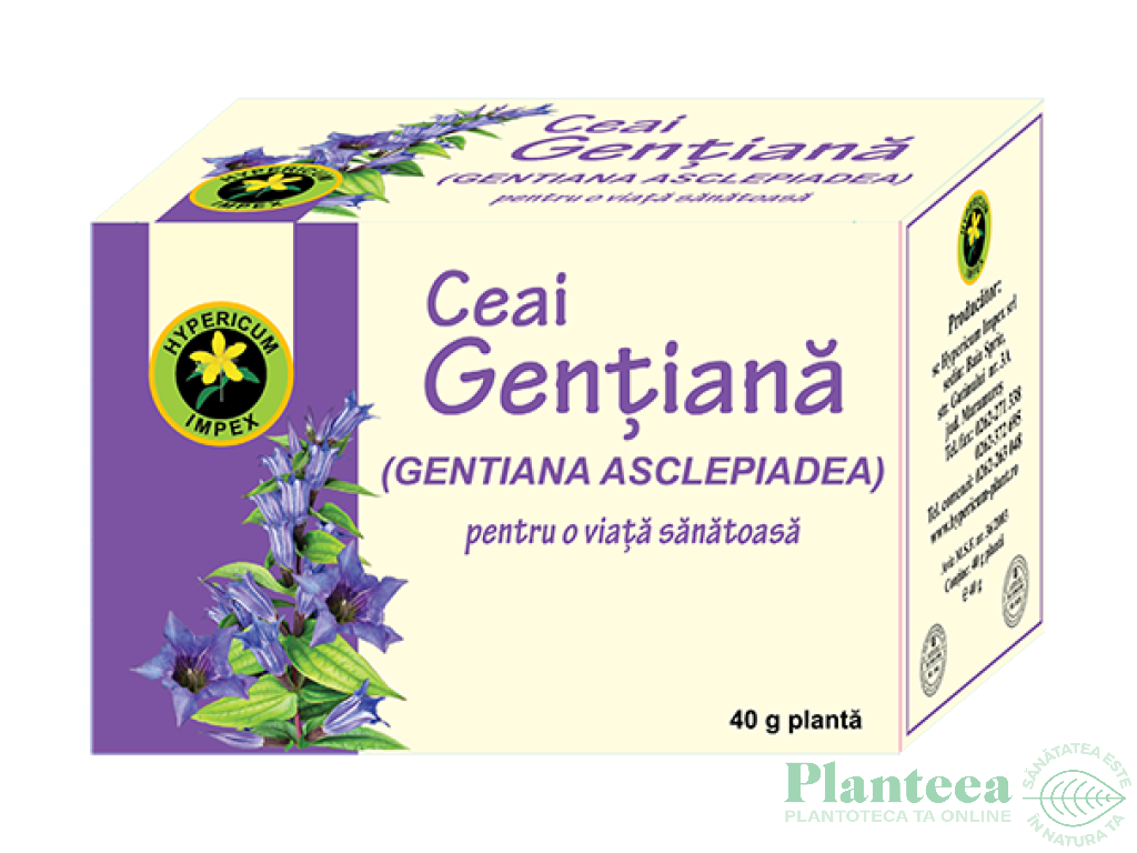 Ceai gentiana 40g - HYPERICUM PLANT