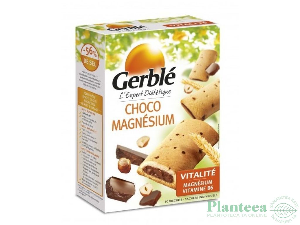 Biscuiti dietetici umpluti ciocolata magneziu Expert 200g - GERBLE