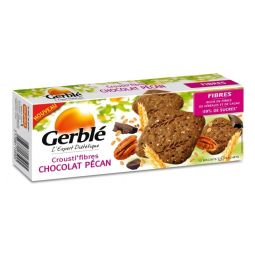 Biscuiti dietetici fibre ciocolata pecan Expert 132g - GERBLE